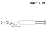 HAKKO Soldering Tips 900S-T-1C, Tip for the 900S